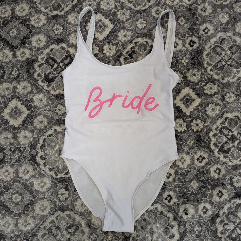 Bride One Piece Bathing Suit